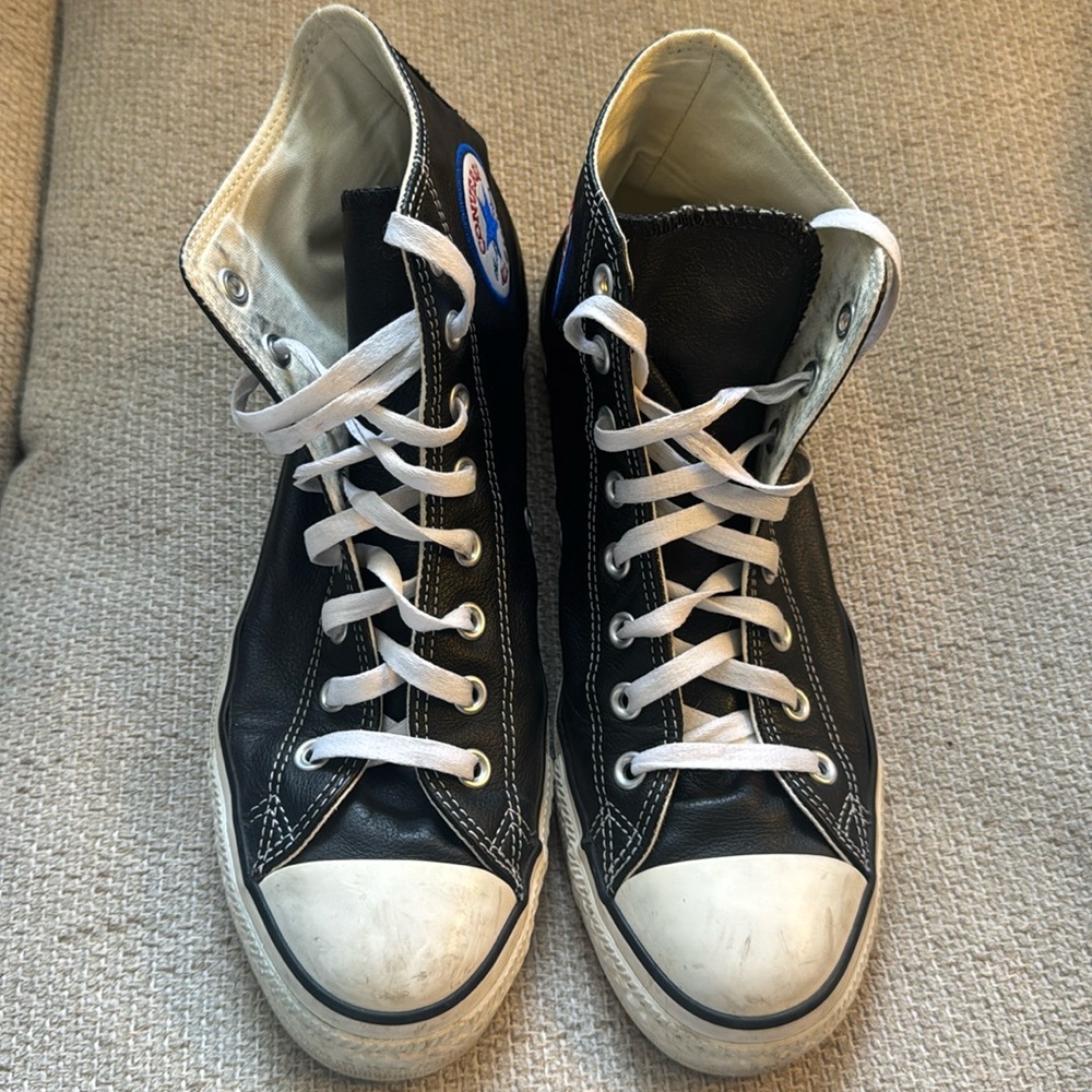 Converse Black and White High-Top Sneakers